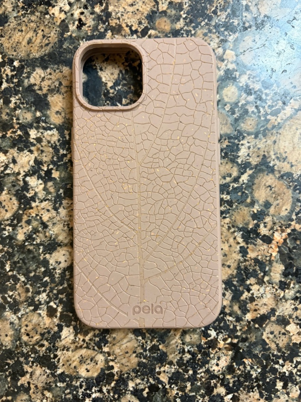 Pela Chocolate Brown Leaf Veins iPhone 17e Case with MagSafe
